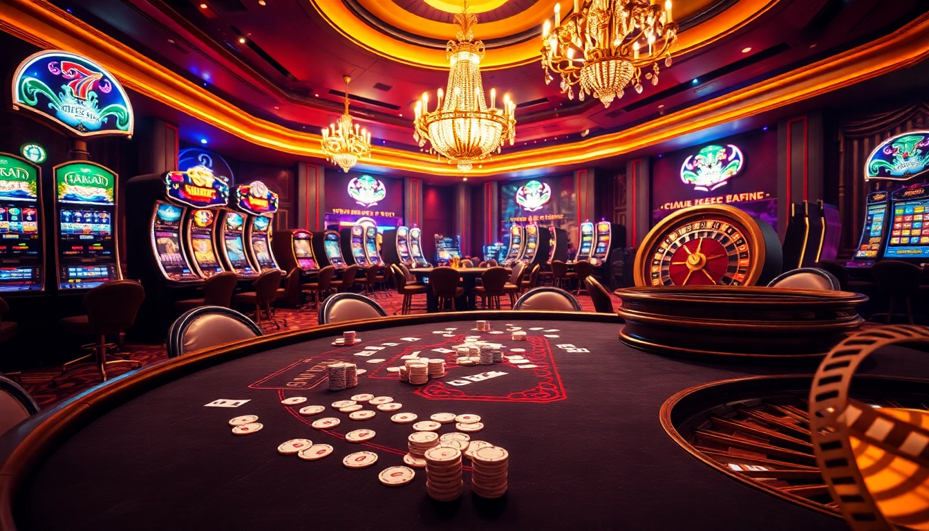 Enjoy the thrilling experience of rebahin film while playing high-stakes poker in an elegant casino.