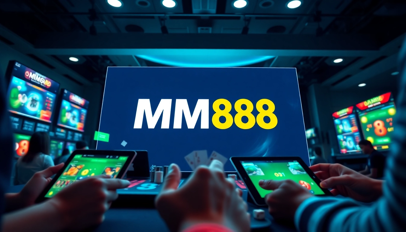 MM88 online gaming platform interface with engaging users and secure digital devices.