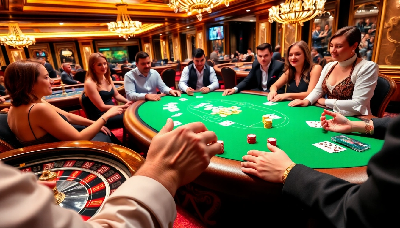 Profiter de jeux palpitants au meilleur casino en ligne avec des jetons de poker vibrants et une décoration élégante.