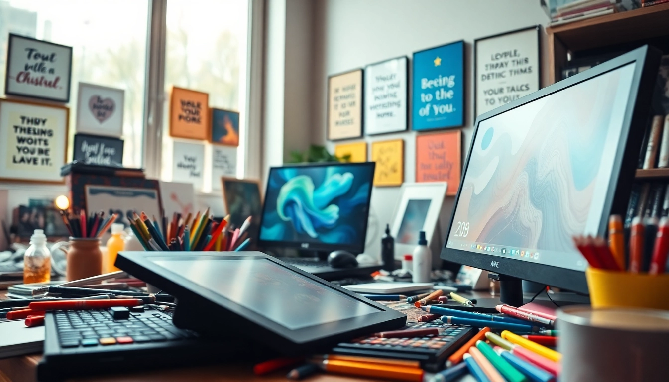 Image to prompt ai generated artwork tools in a bright, creative workspace.